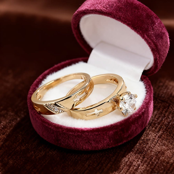 FREE Today: Stackable Cross Band Ring Set: Timeless Symbol of Faith & Eternal Light - image 11