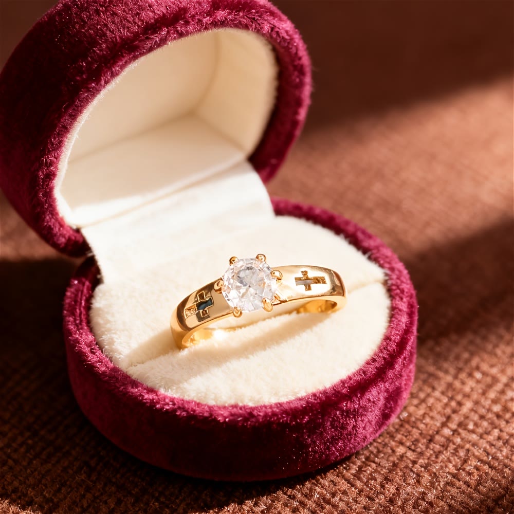 FREE Today: Stackable Cross Band Ring Set: Timeless Symbol of Faith & Eternal Light - image 12