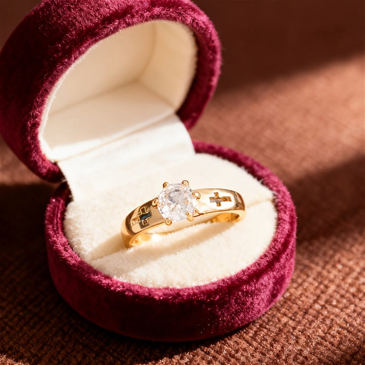 FREE Today: Stackable Cross Band Ring Set: Timeless Symbol of Faith & Eternal Light - image 12