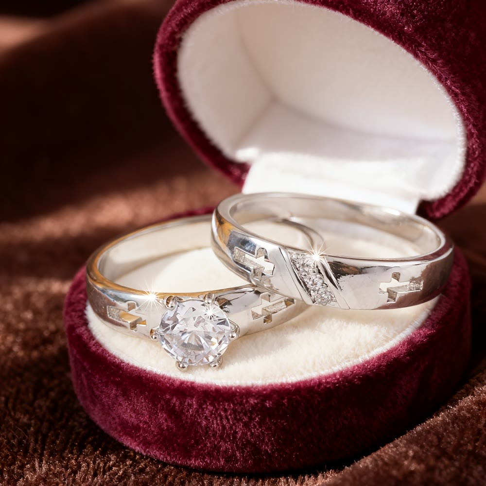 FREE Today: Stackable Cross Band Ring Set: Timeless Symbol of Faith & Eternal Light - image 15