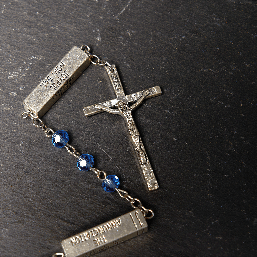 Discount Today: Crucifixion Crystal Rosary