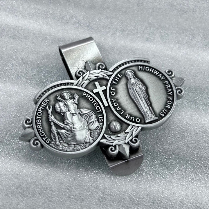 FREE Today: Saint Christopher Visor Clip Auto Accessories