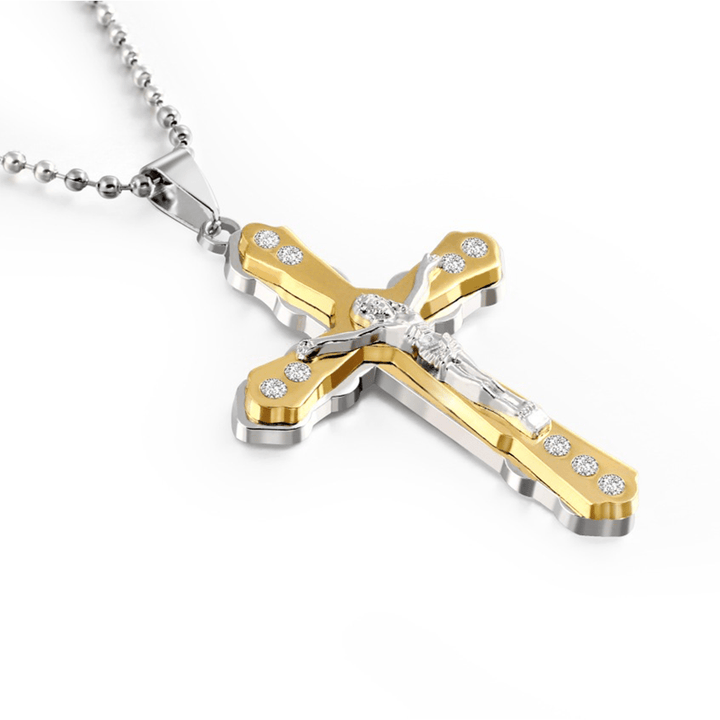 FREE Today: Classic Cross Jesus Pendant Faith Necklace