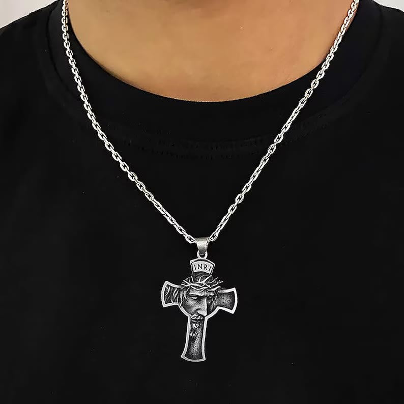 Christ Jesus Cross Jewelry Necklace