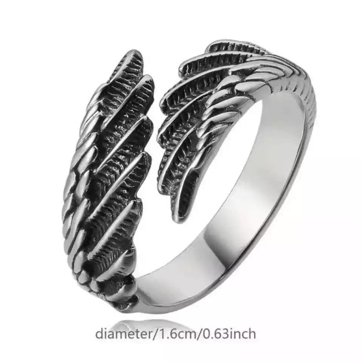 Pure Angel Wings Adjustable Ring