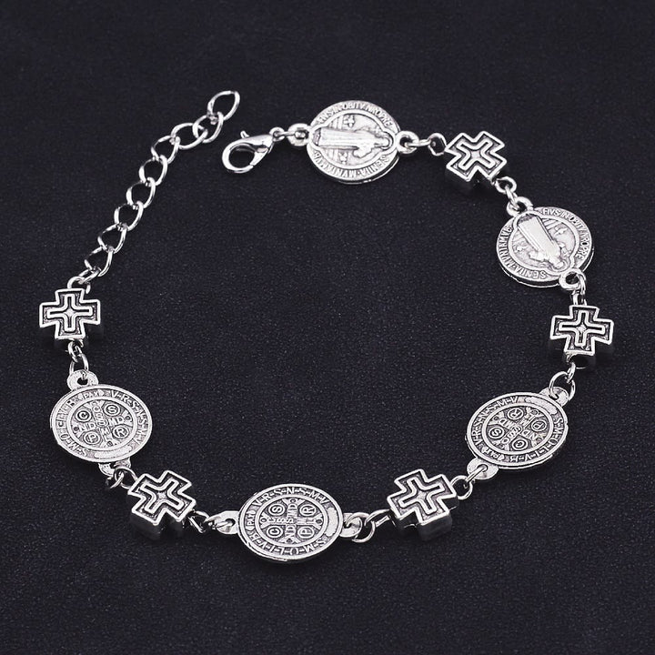 FREE Today: St. Benedict Medal Cross Protection Bracelet