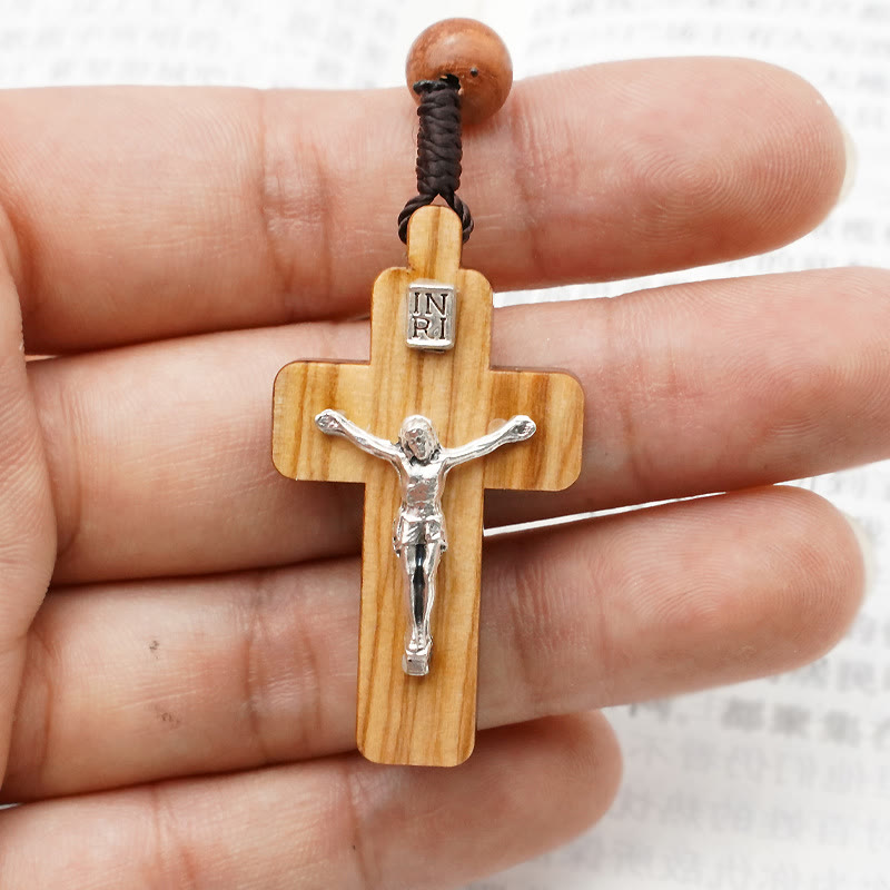 Evangelistic: Handmade Olive Wood Rosary of the Blessed Mother