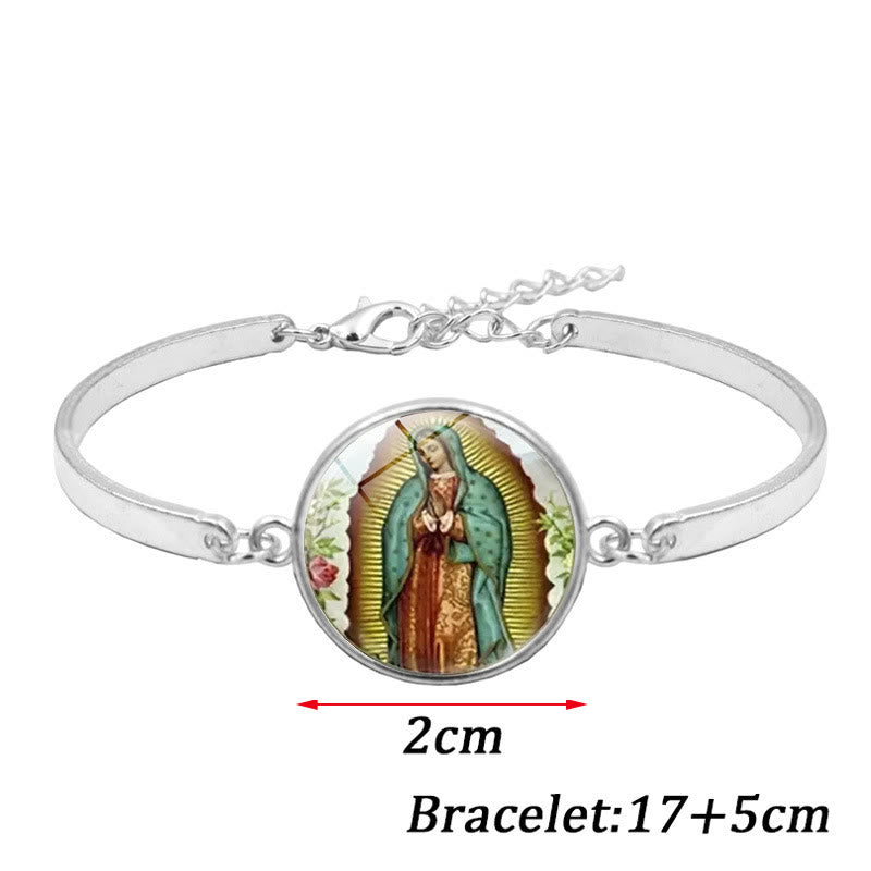 FREE Today: God Bless The Rose Of The Virgin Mary Glass Jewelry Set