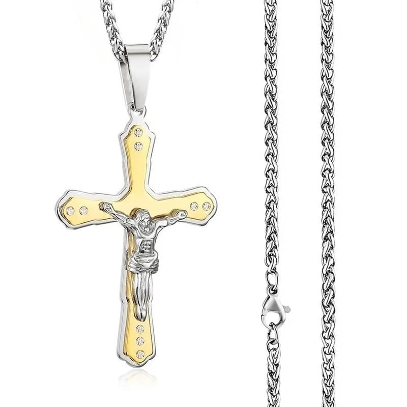 FREE Today: Classic Cross Jesus Pendant Faith Necklace