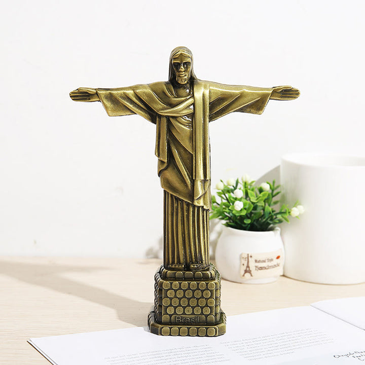 Metal Crafts Jesus Model Ornament