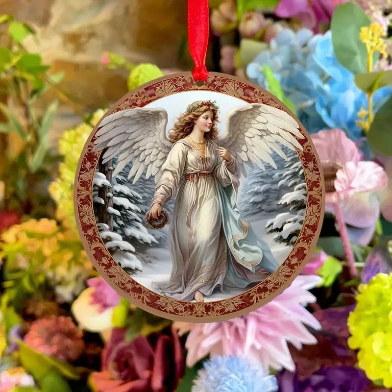 Discount Today: 3 Colorful Exquisite Sculpture Styles Angels Christmas Ornaments