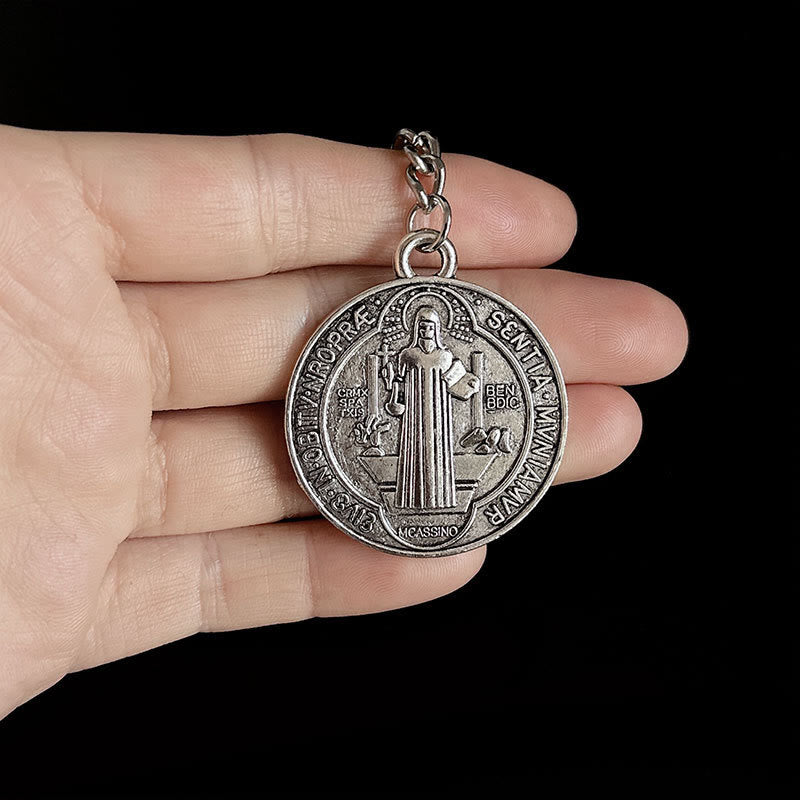 Christianartworkshop Blessed St. Benedict Religion Key Chain