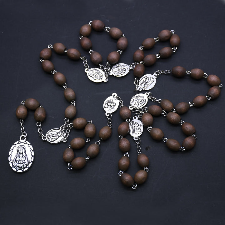 Seven Sorrows Olive Wood Rosary of the Virgin Mary