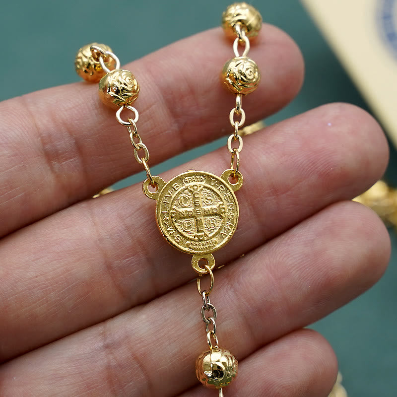 St. Benedict Golden Classic Rosary