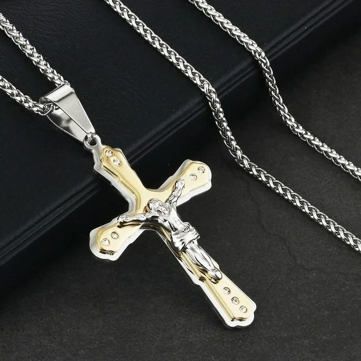 FREE Today: Classic Cross Jesus Pendant Faith Necklace