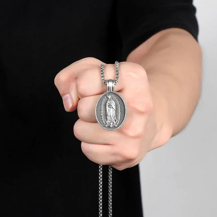 FREE Today: Our Lady of Guadalupe Virgin Mary Necklace