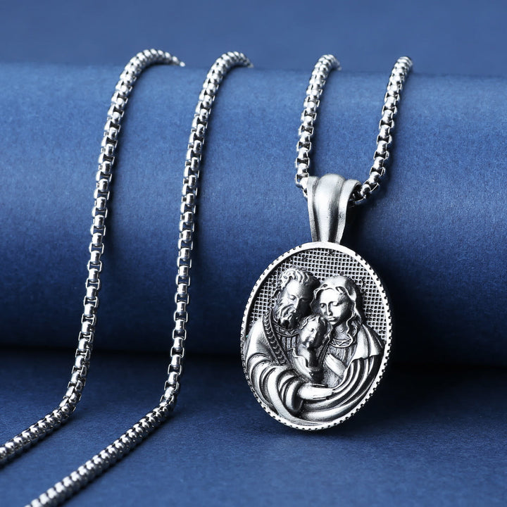 The Holy Family Amulet Necklace