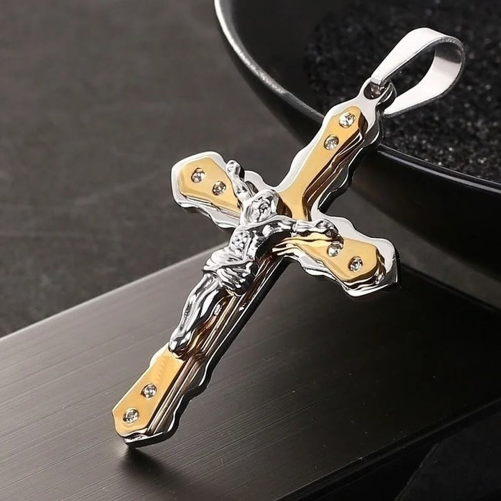 FREE Today: Classic Cross Jesus Pendant Faith Necklace
