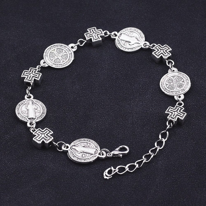 FREE Today: St. Benedict Medal Cross Protection Bracelet