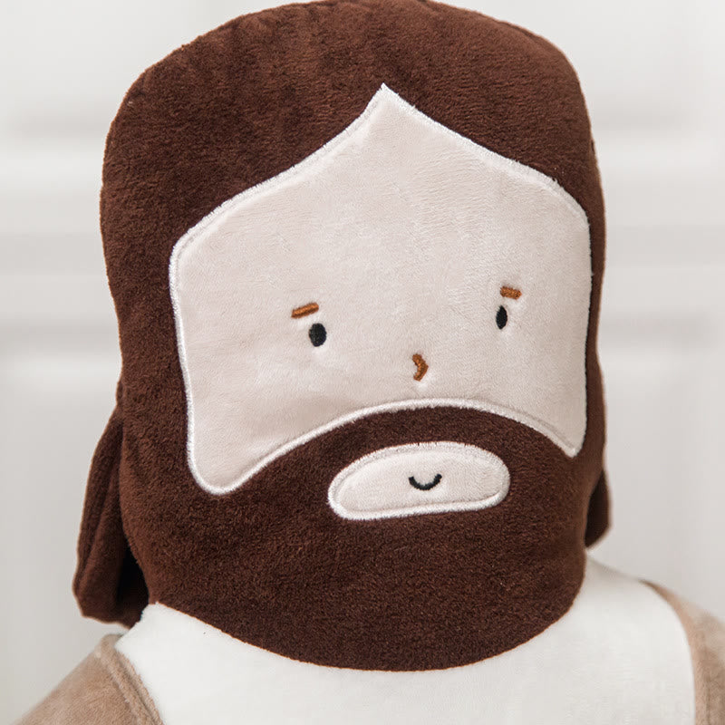 Cartoon Jesus Doll Plush Jesus Headrest Pillow