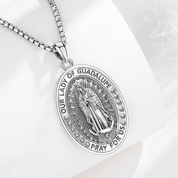 FREE Today: Virgin Mary Religious Stainless Steel Pendant Necklace