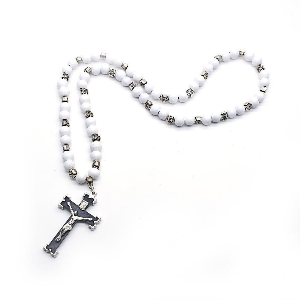 FREE Today: Crucifix Jesus Pendant Prayer Necklace