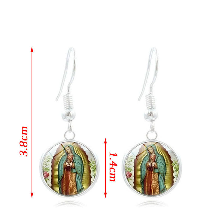 FREE Today: God Bless The Rose Of The Virgin Mary Glass Jewelry Set