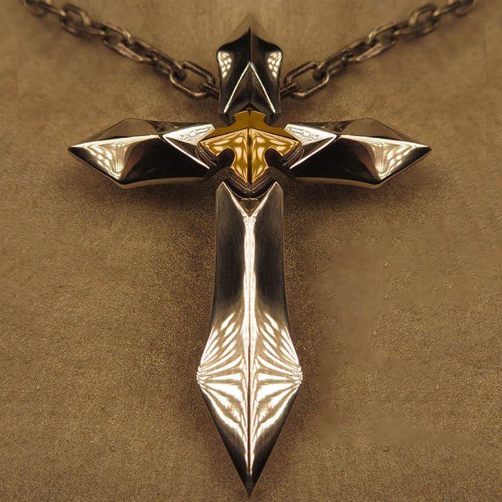 Discount Today: Knight's Soul Cross Sword Pendant Necklace