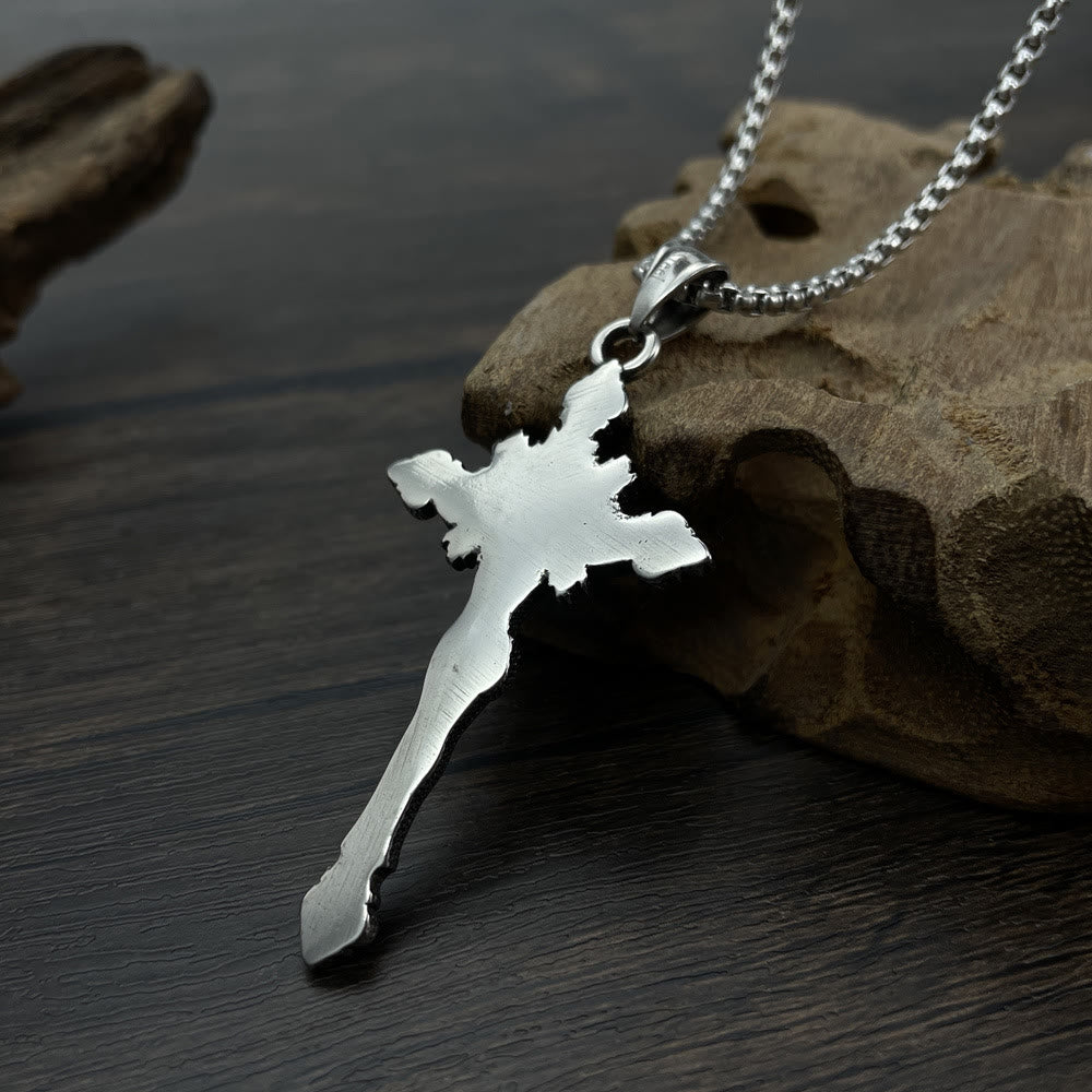 FREE Today: St. Benedict Symbol Crucifix Necklace