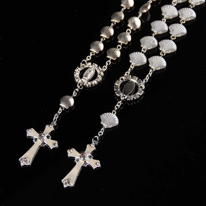 Shell Star Bead Bracelet Catholic Religious Rosary