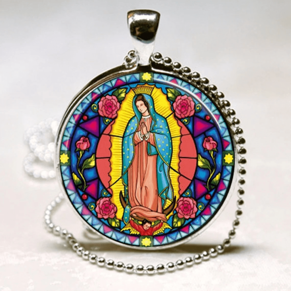 FREE Today: Santa Maria Our Lady Religious Glass Jewelry Set