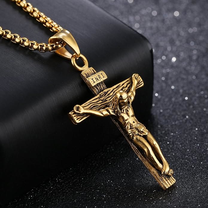 Christ Jewelry Crucifix Pendant Charm Necklace