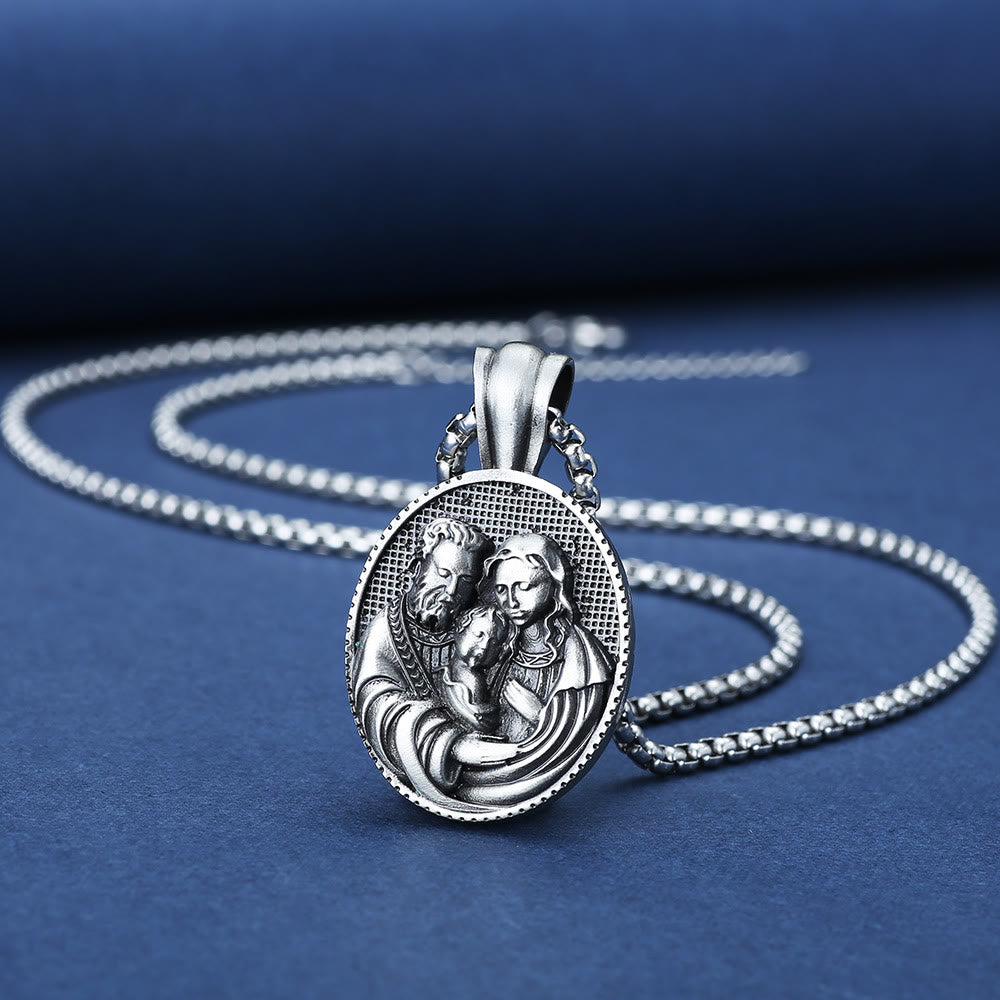 The Holy Family Amulet Necklace