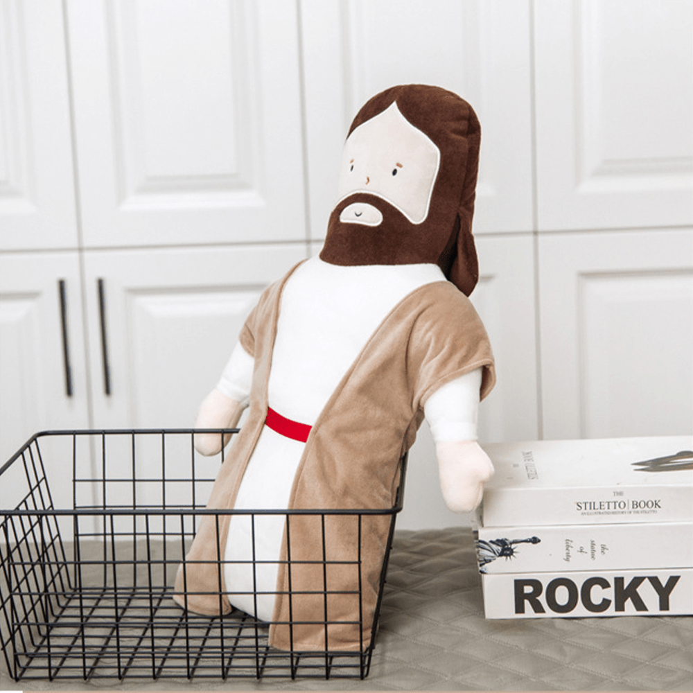 Cartoon Jesus Doll Plush Jesus Headrest Pillow