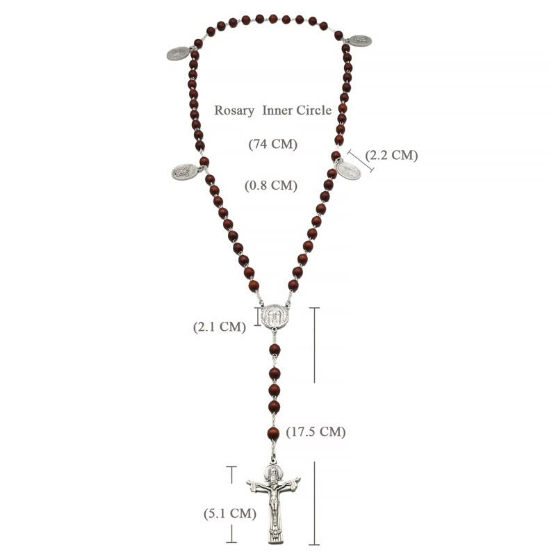 Christ's Classic Iconostasis Handmade Olive Wood Rosary