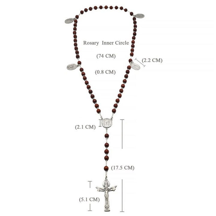 Christ's Classic Iconostasis Handmade Olive Wood Rosary