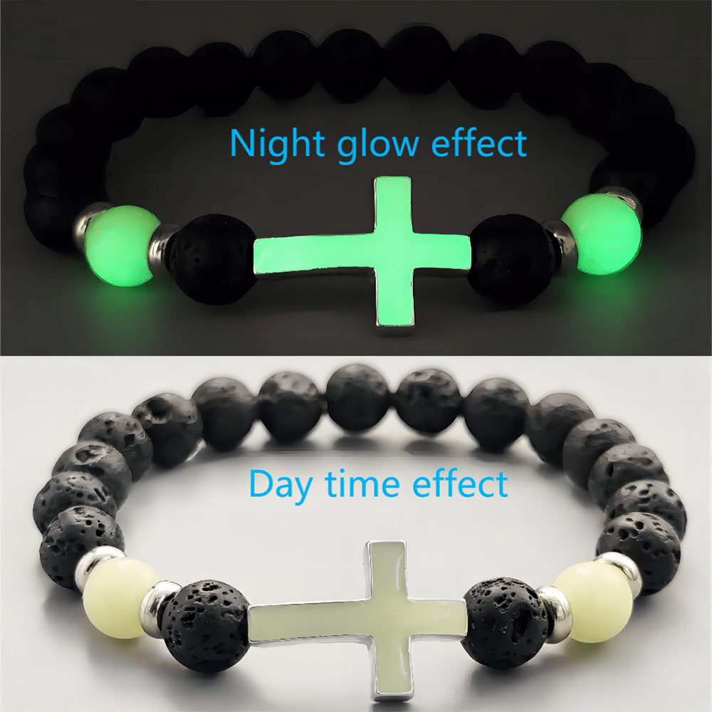 FREE Today: Glow in the Dark Christian Cross Bracelet