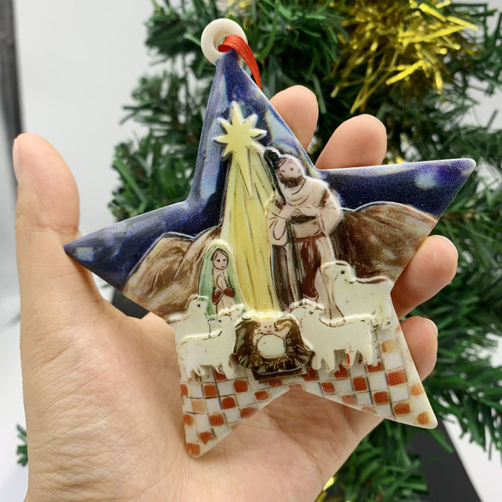 Christianartworkshop Nativity Star Nativity Decor