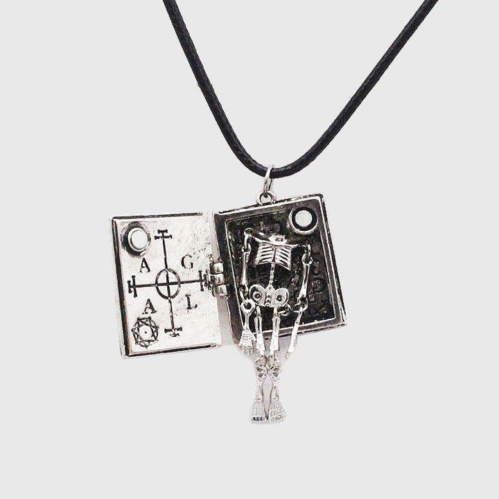 Christianartworkshop The Grimoire Spell Body Skull Necklace