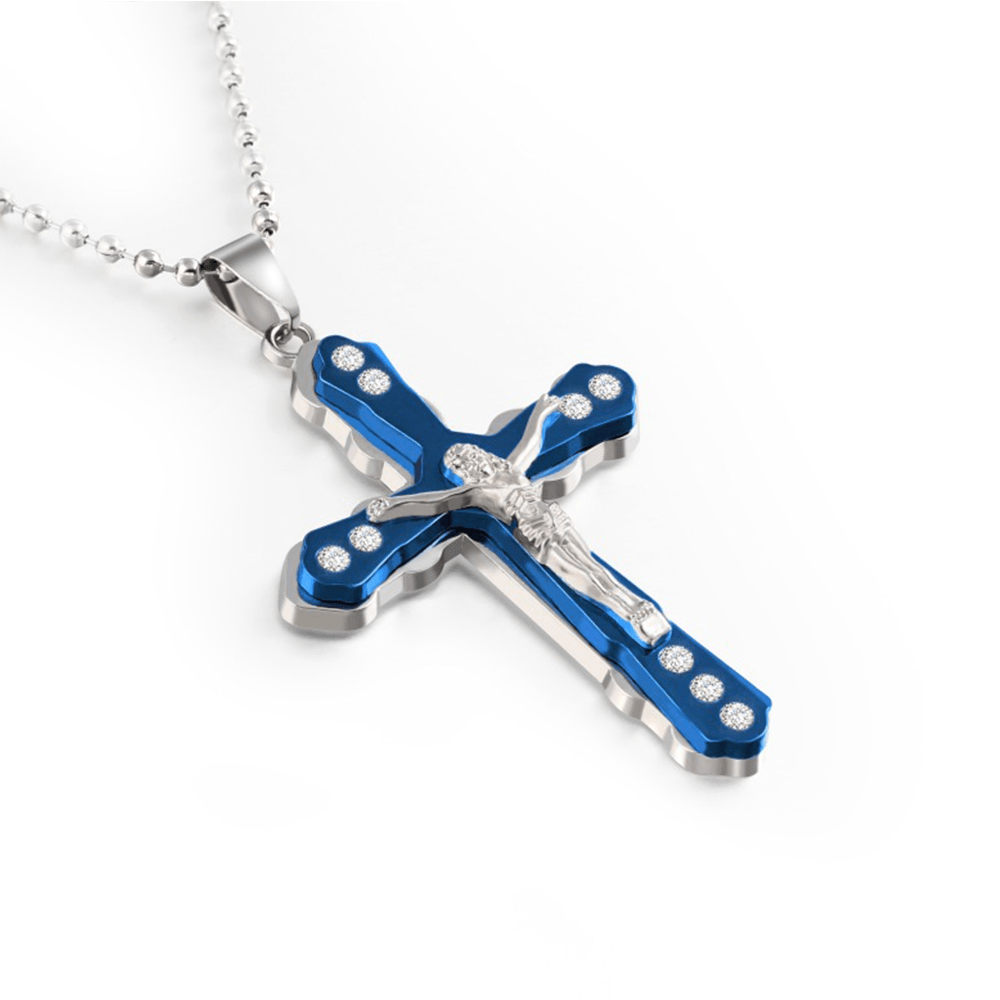 FREE Today: Classic Cross Jesus Pendant Faith Necklace