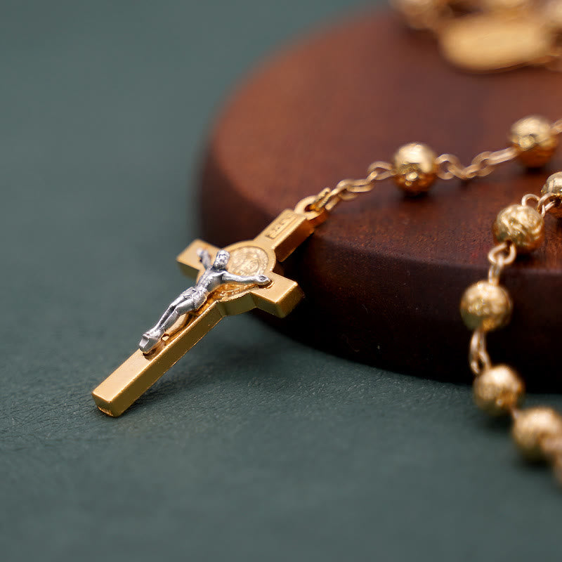 St. Benedict Golden Classic Rosary