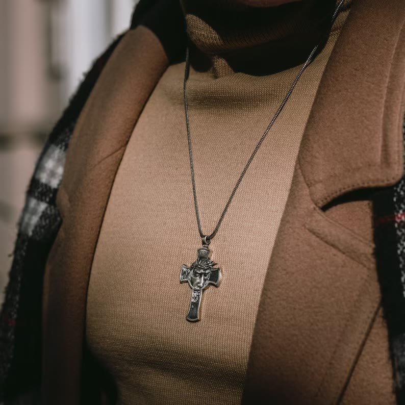 Discount Today: Christ Jesus Cross Jewelry Necklace