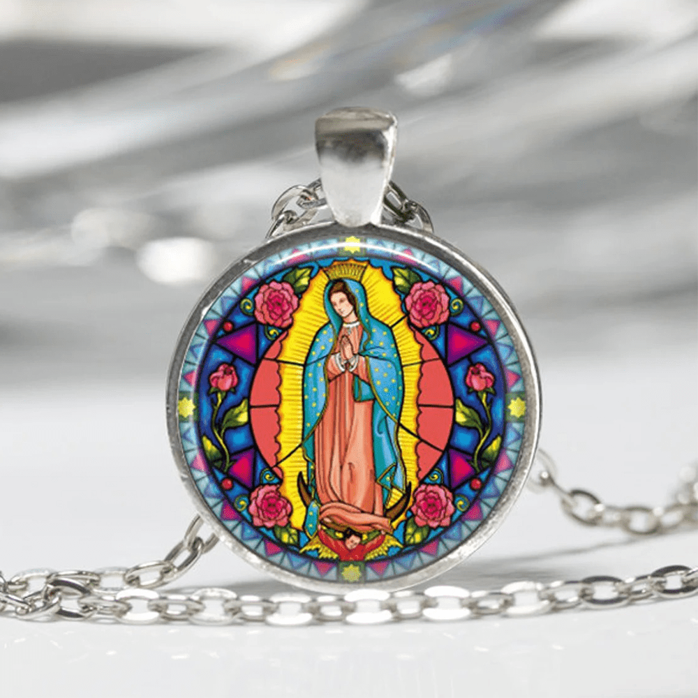 FREE Today: Santa Maria Our Lady Religious Glass Jewelry Set