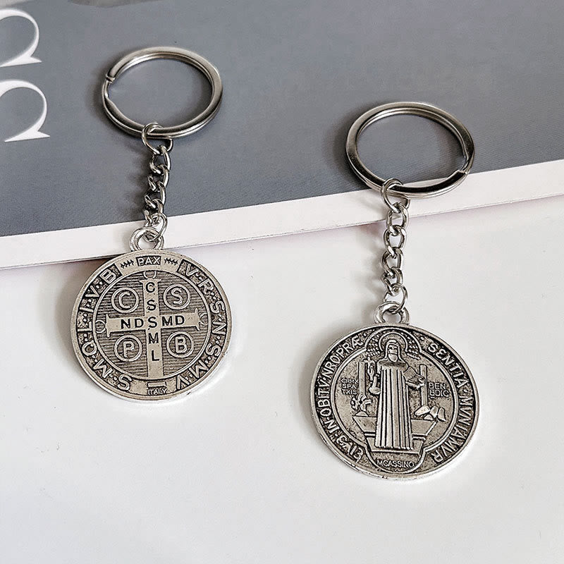 Christianartworkshop Blessed St. Benedict Religion Key Chain